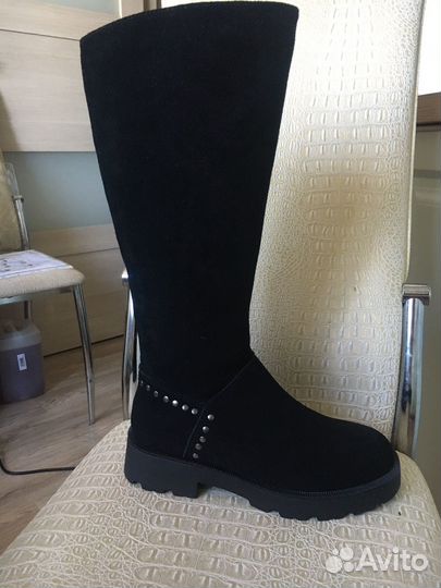 Сапоги женские натуральная кожа