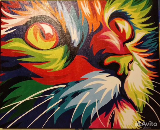 Картина холст акрил