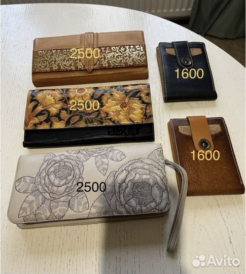 Ожгалантерея кожаные аксессуары Макей кошелек