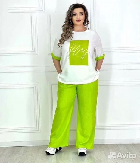 Костюм женский ЛЁн размеры 54-64