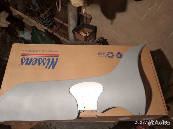 Накладка порогов левая задняя Опель тигра А