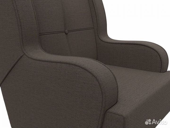 Кресло Неаполь, рогожка, амур коричневый. Москва