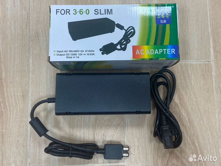 Блок питания xbox 360 slim