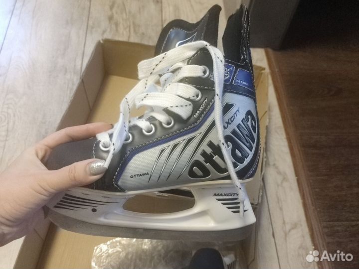 Коньки хоккейные детские 33 размер