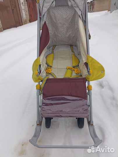 Коляска санки