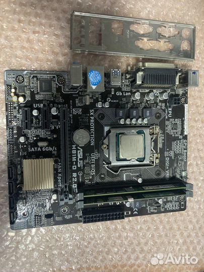 Комплект i5 4590, материнская плата, озу 8гб DDR3