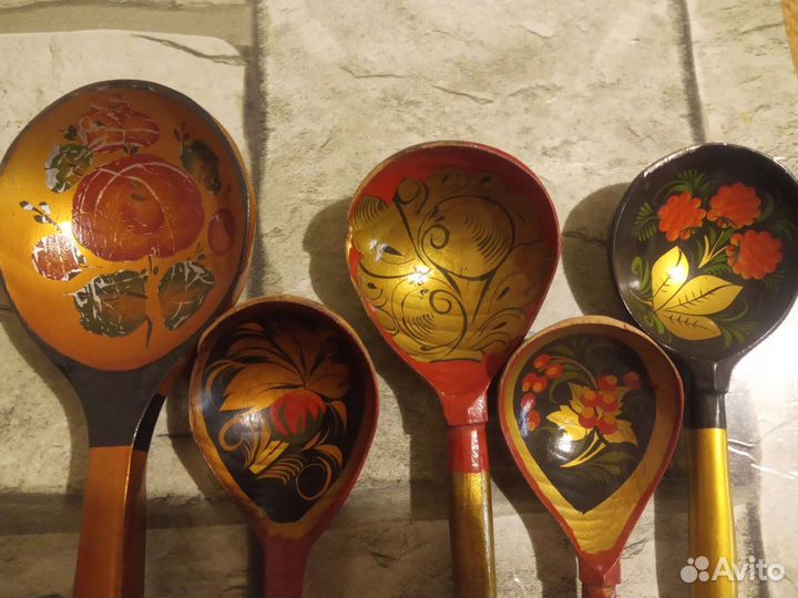 Ложки Хохлома