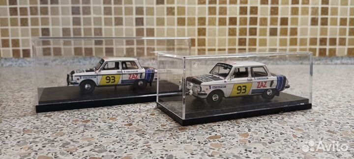 Модель автомобиля ZAZ, Moskvich, GAZ Rallye 1/43