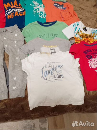 Детские вещи пакетом на мальчика 86 92