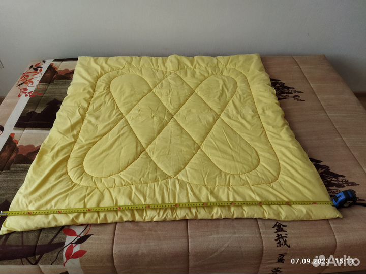 Детское одеяло и подушка в кроватку