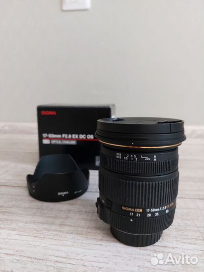Объектив Sigma 17 50 2.8 nikon