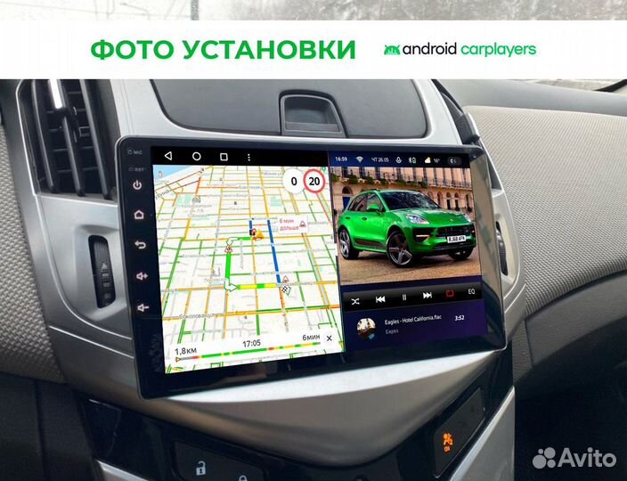 Андроид магнитола 2DIN Chevrolet