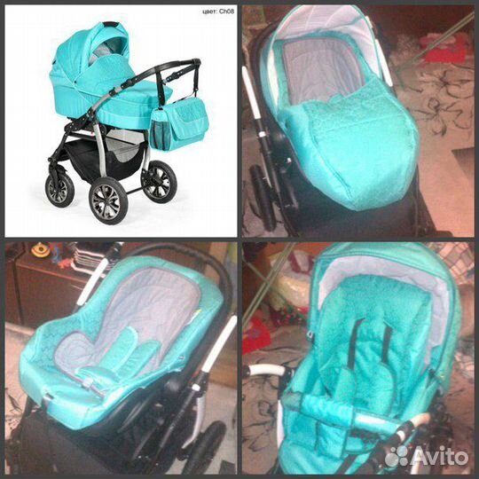 Коляска Indigo Charlotte F 3 в 1