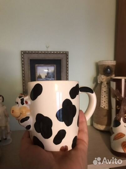 Кружка детская с коровой