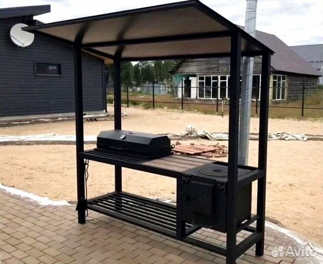 Мангал, печка под казан