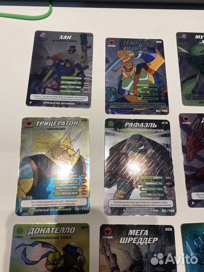 Карточки черепашки ниндзя бпо редкие карты