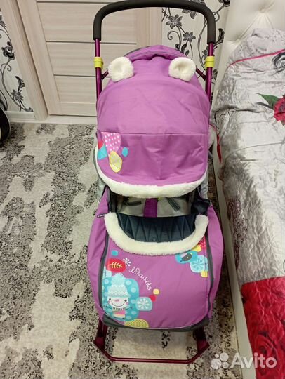 Коляска санки