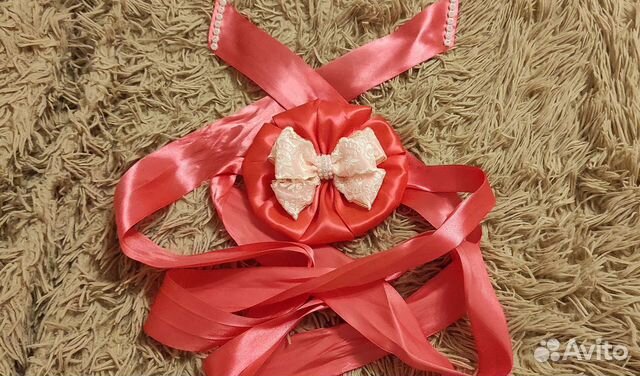 Бант для конверта на выписку