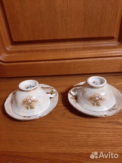 Кофейная пара костяной фарфор