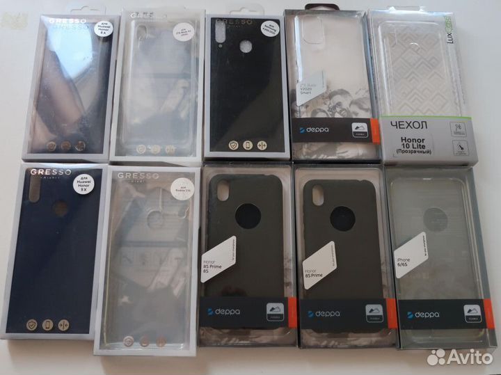 Защитные стекла и чехлы на телефоны