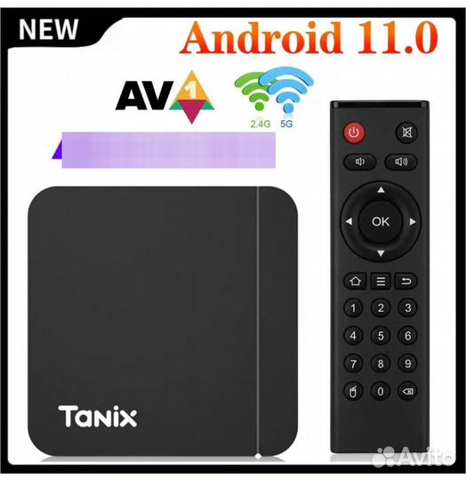 Тв-приставка Android11 Tanix W2 4/32 AmlogicS905W2