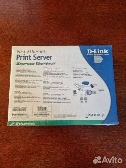 Print Server D-Link DP-300U (USB и LPT порт)