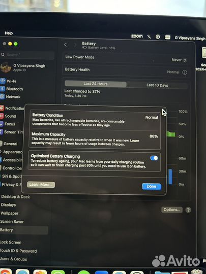 Macbook air 13 2020 m1