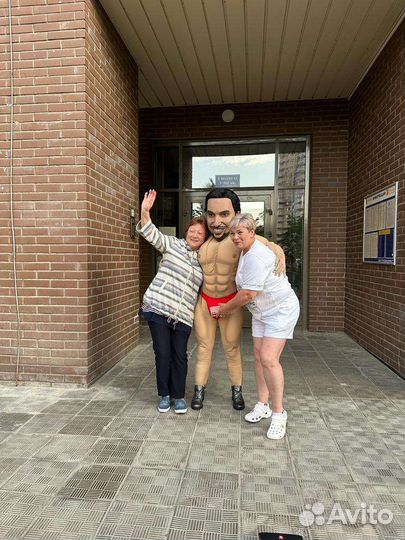 Шуточный стриптиз ростовая кукла Ревва