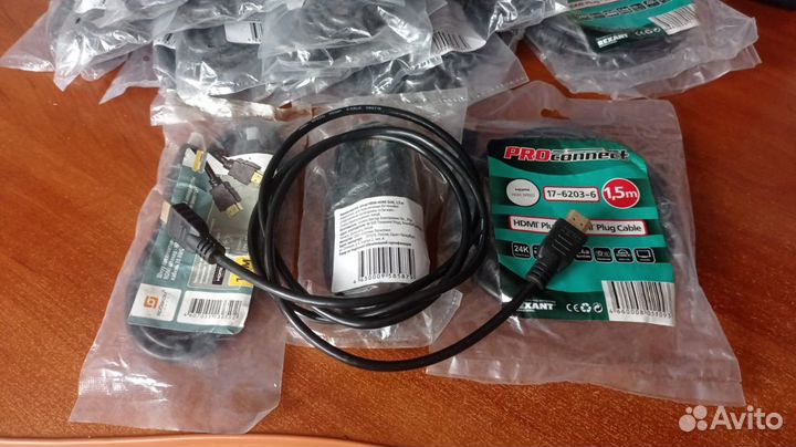 Шнур соединительный hdmi- hdmi Gold