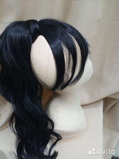 Накладной шиньон с челкой