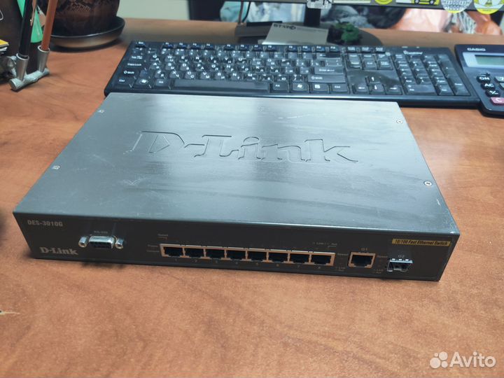 Коммутатор на 8 портов D-Link DES-3010G