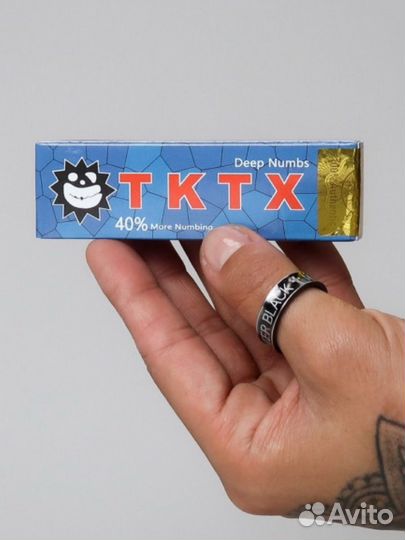 Обезболивающий крем-анестетик tktx 60% Blue 10 г