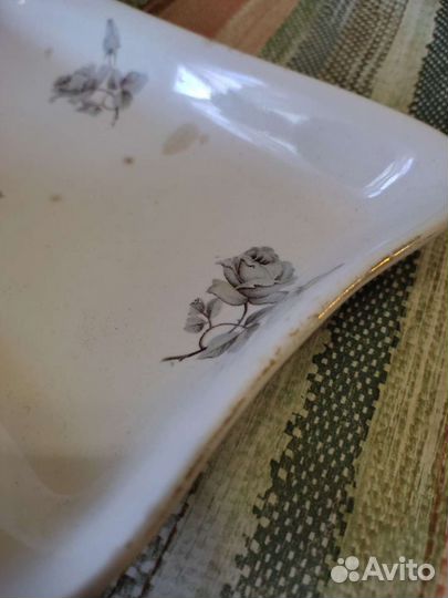 Блюдо фарфор антиквариат