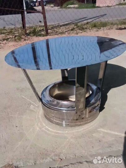 Оголовок с крепежом сендвич-трубы Wattek 200/300