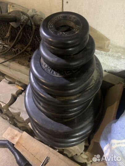 Штанга гриф блины