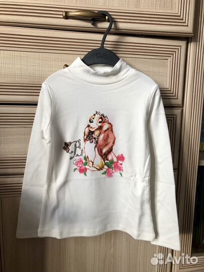 Много новых фирменных вещей для девочки 104