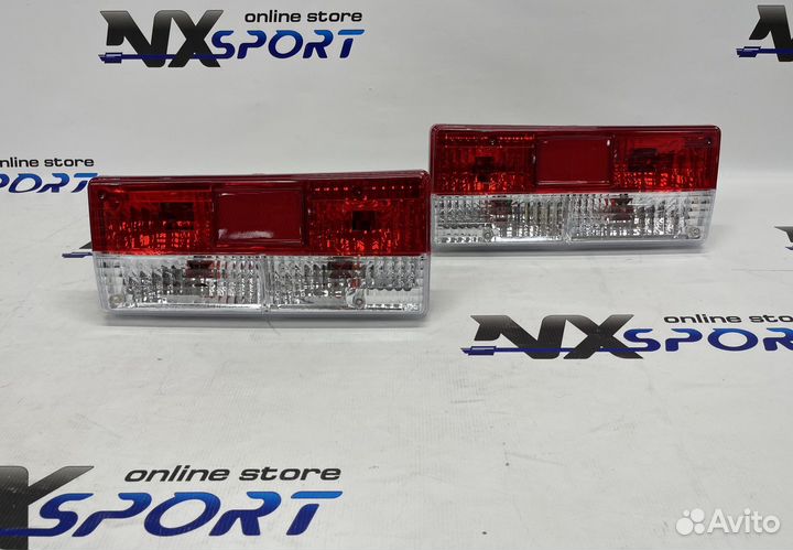 Фонари задние (красно-белые) для ваз 2105, 2107