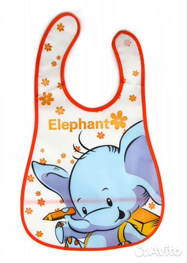 Нагрудник/слюнявчик на липе с карманом пвх 45*28