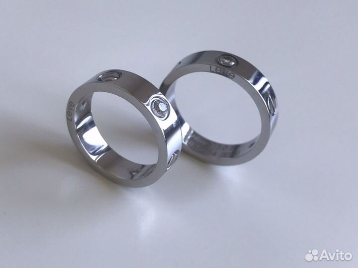 Cartier love кольцо