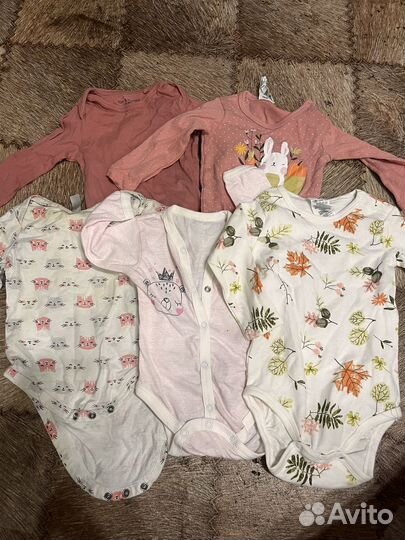 Вещи пакетом на девочку 68