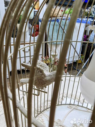 Люстра в виде клетки. Франция. Стиль Прованс