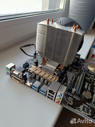 Intel core i7 4770k+H97-plus +16GB + куль Башня