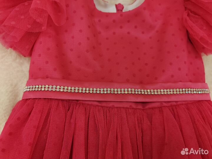 Платье нарядное для девочки размер 86-92