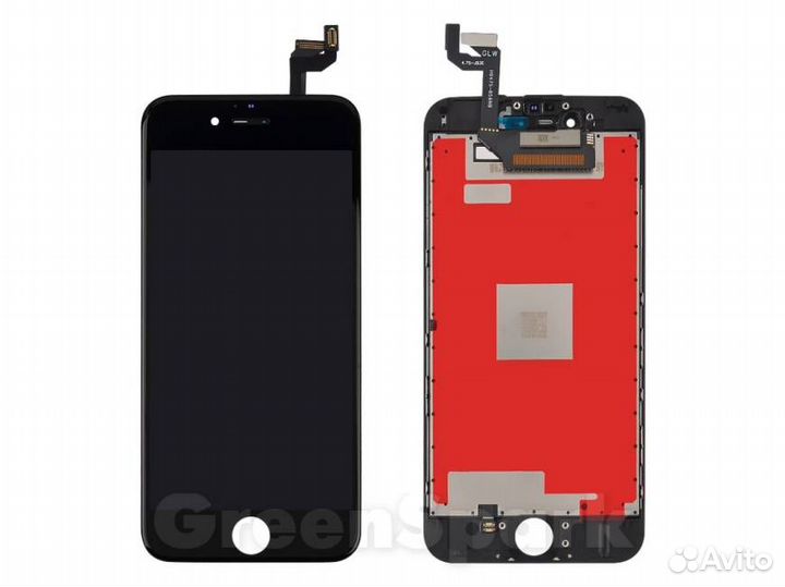 Дисплей для iPhone 6S +тач черный с рамкой Premiu