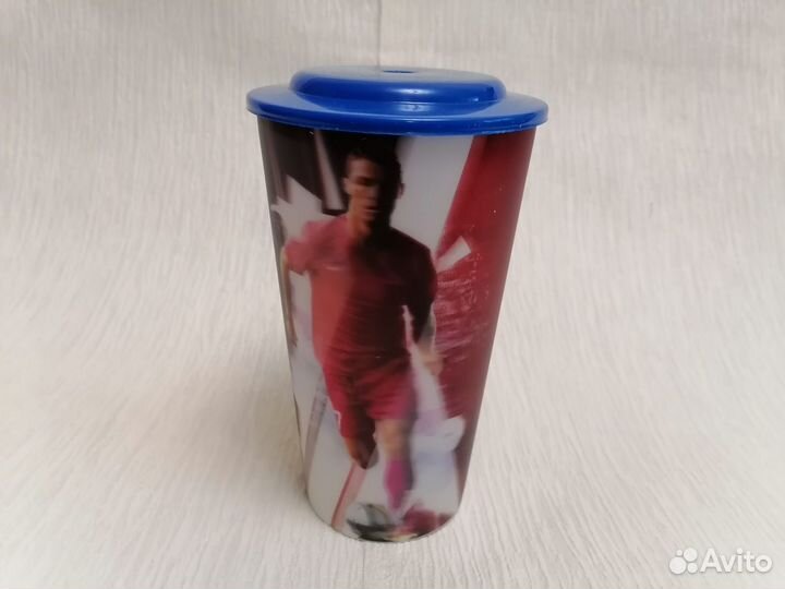 Большой стакан с автографом Рональдо