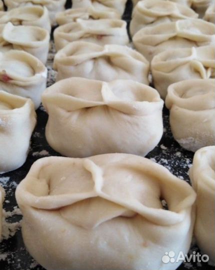 Манты ручной работы