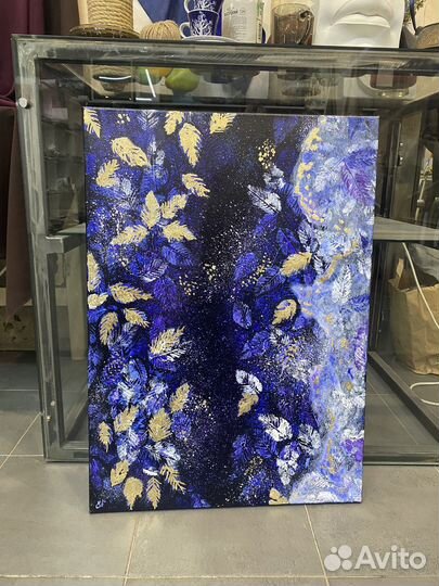 Картина акрилом на холсте, интерьерная живопись