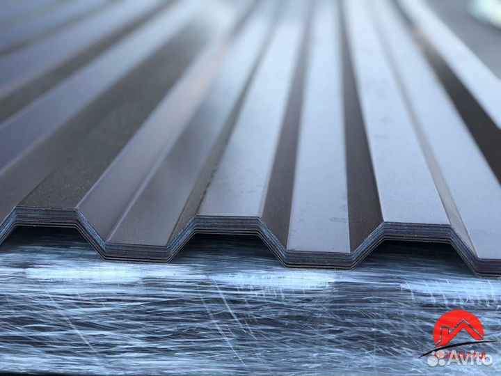 Профнастил для крыши C-21 шоколад коричневый цены