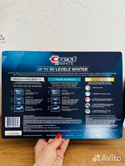Crest отбеливающие полоски оригинал