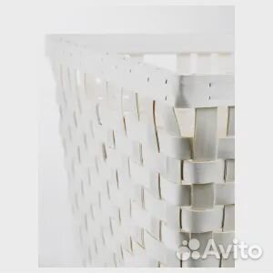 Knarra кнарра Корзина, белый, 38x29x16 см IKEA